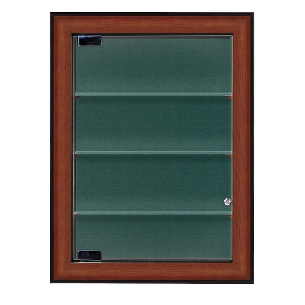 Indoor Enclosed Combo Board, 72"x36", Bronze Frame/Blue & Rubber